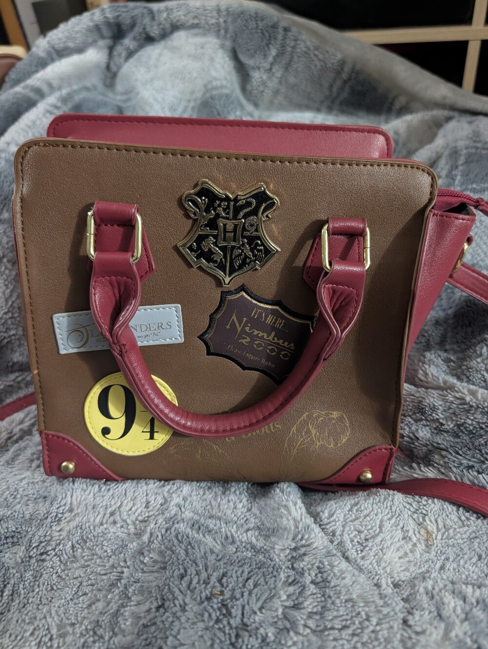 Harry Potter Hogwarts 9 3/4 Mini Brief Handbag Satchel - Bioworld